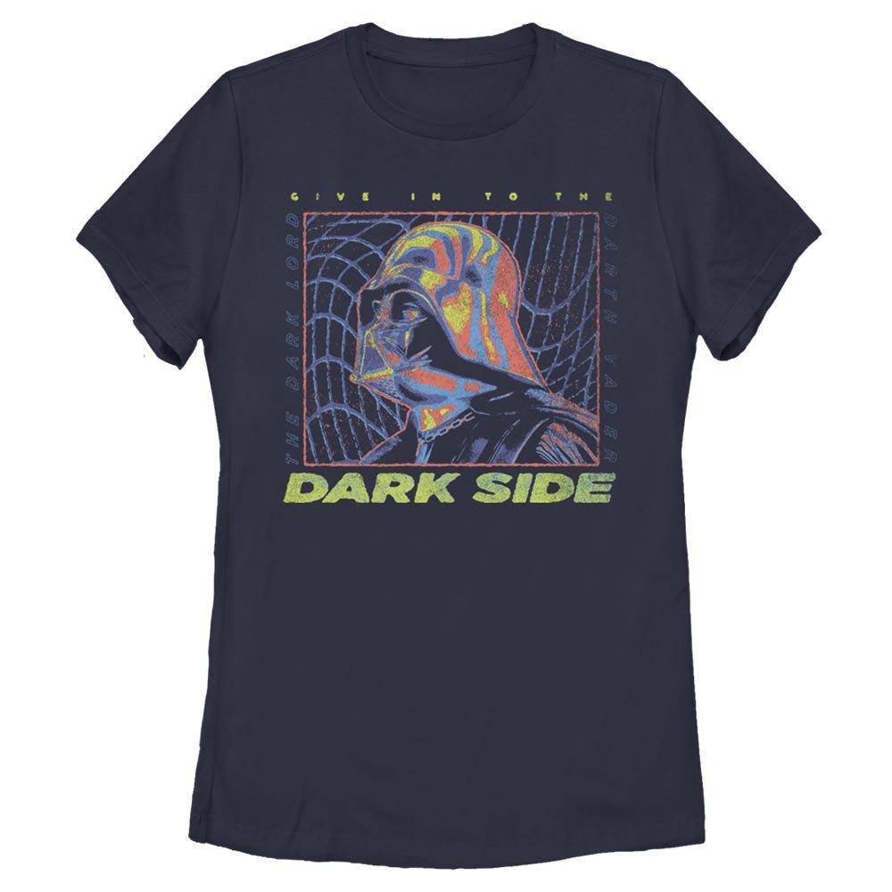 Star Wars Vader Thermal Warp Womens T-Shirt, NAVY, hi-res