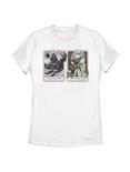 Star Wars Vader Yoda Tarot Womens T-Shirt, WHITE, hi-res