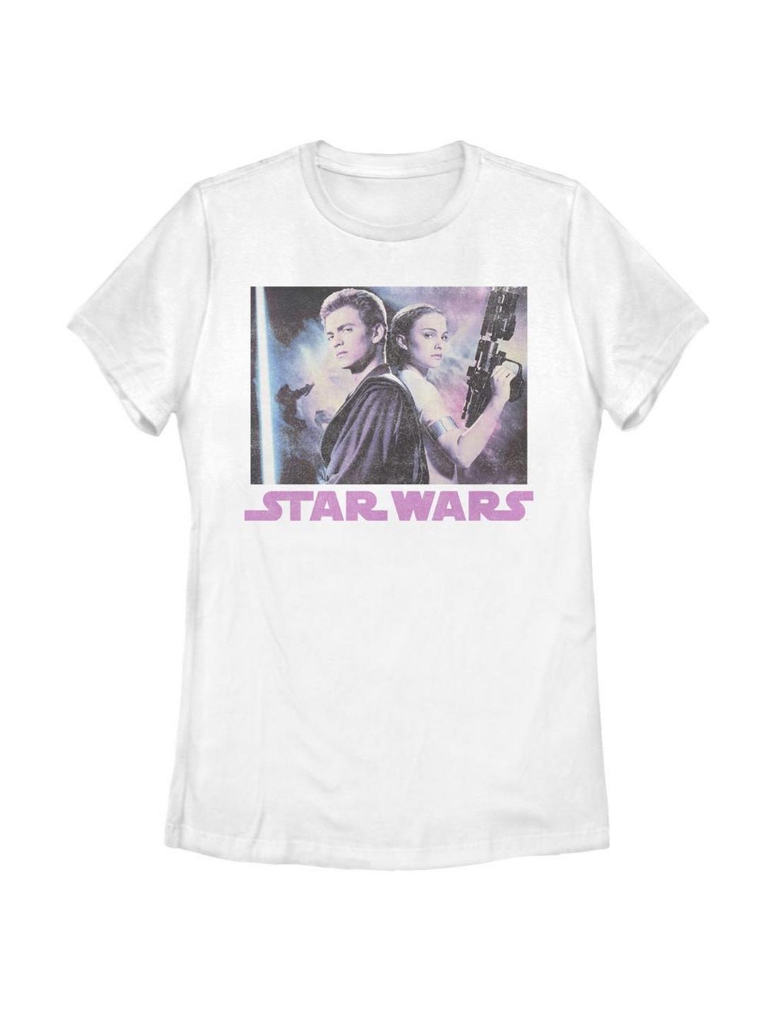 Plus Size Star Wars Vintage Photo Womens T-Shirt, WHITE, hi-res