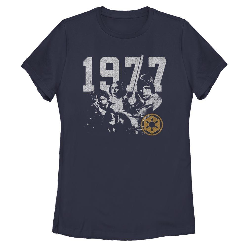 Star Wars Vintage Rebel Group Womens T-Shirt, NAVY, hi-res