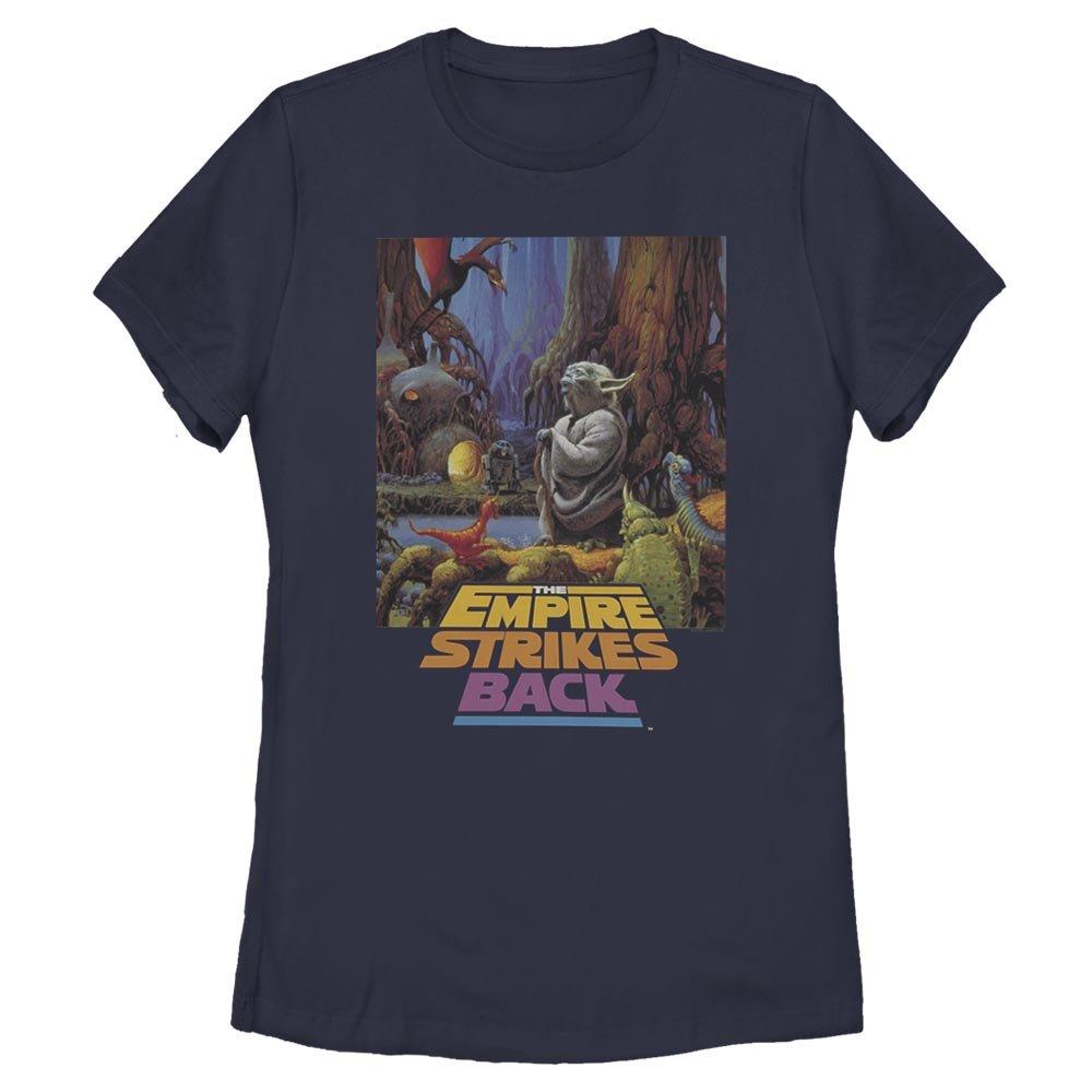 Star Wars Yoda Logo Womens T-Shirt, NAVY, hi-res