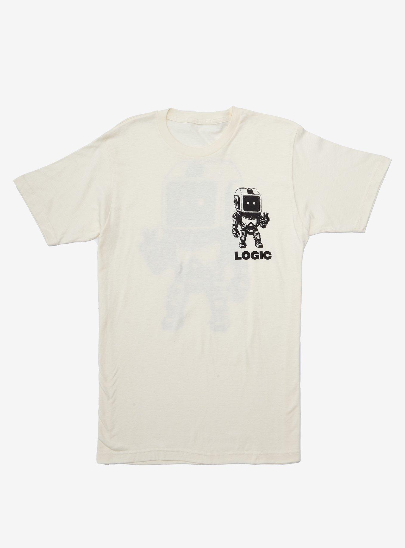Logic Atom Robot T-Shirt, KHAKI, hi-res
