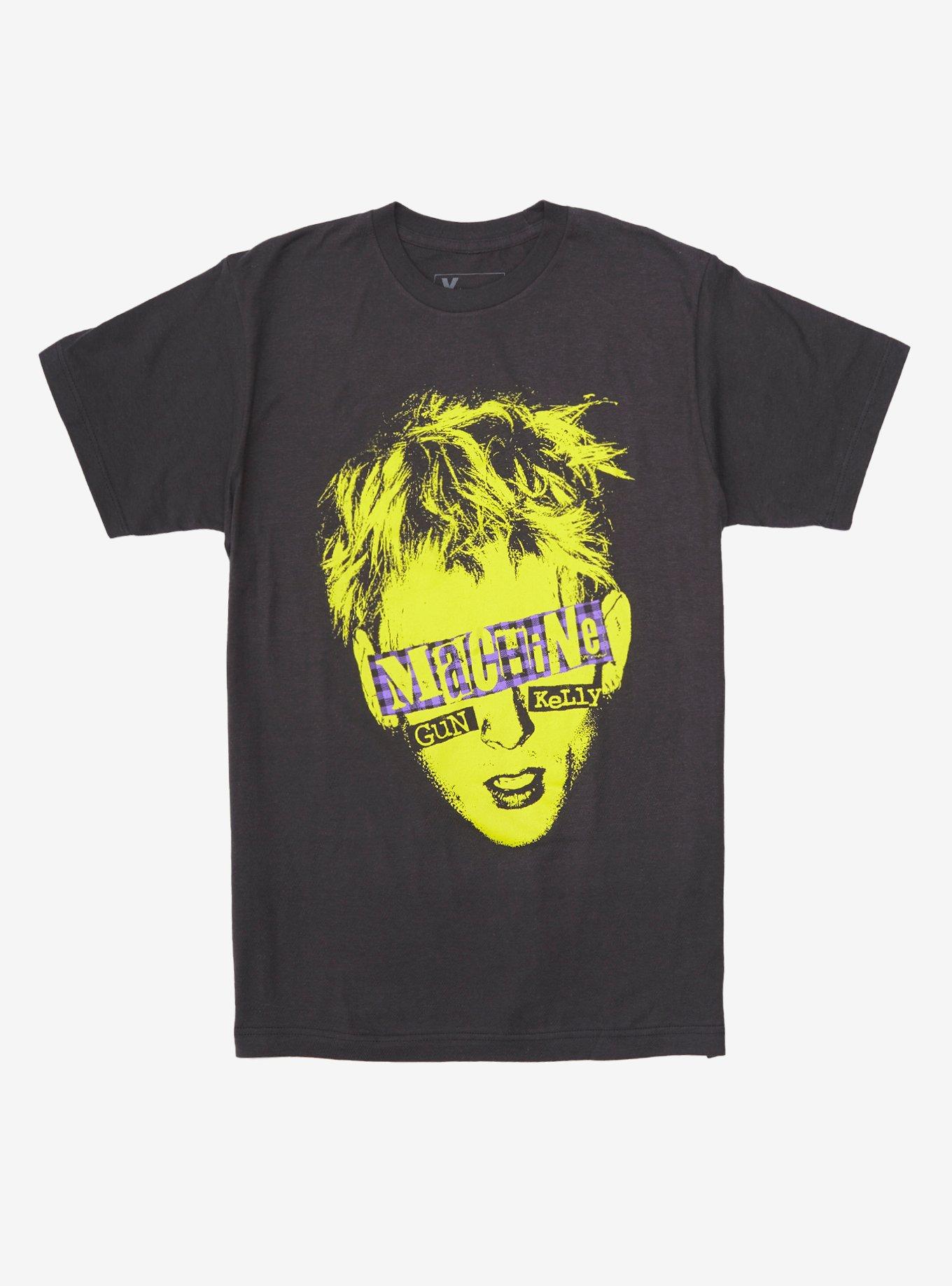 Machine Gun Kelly Yellow Portrait T-Shirt, BLACK, hi-res