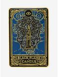 Disney Hocus Pocus Black Flame Candle Tarot Card Enamel Pin, , hi-res