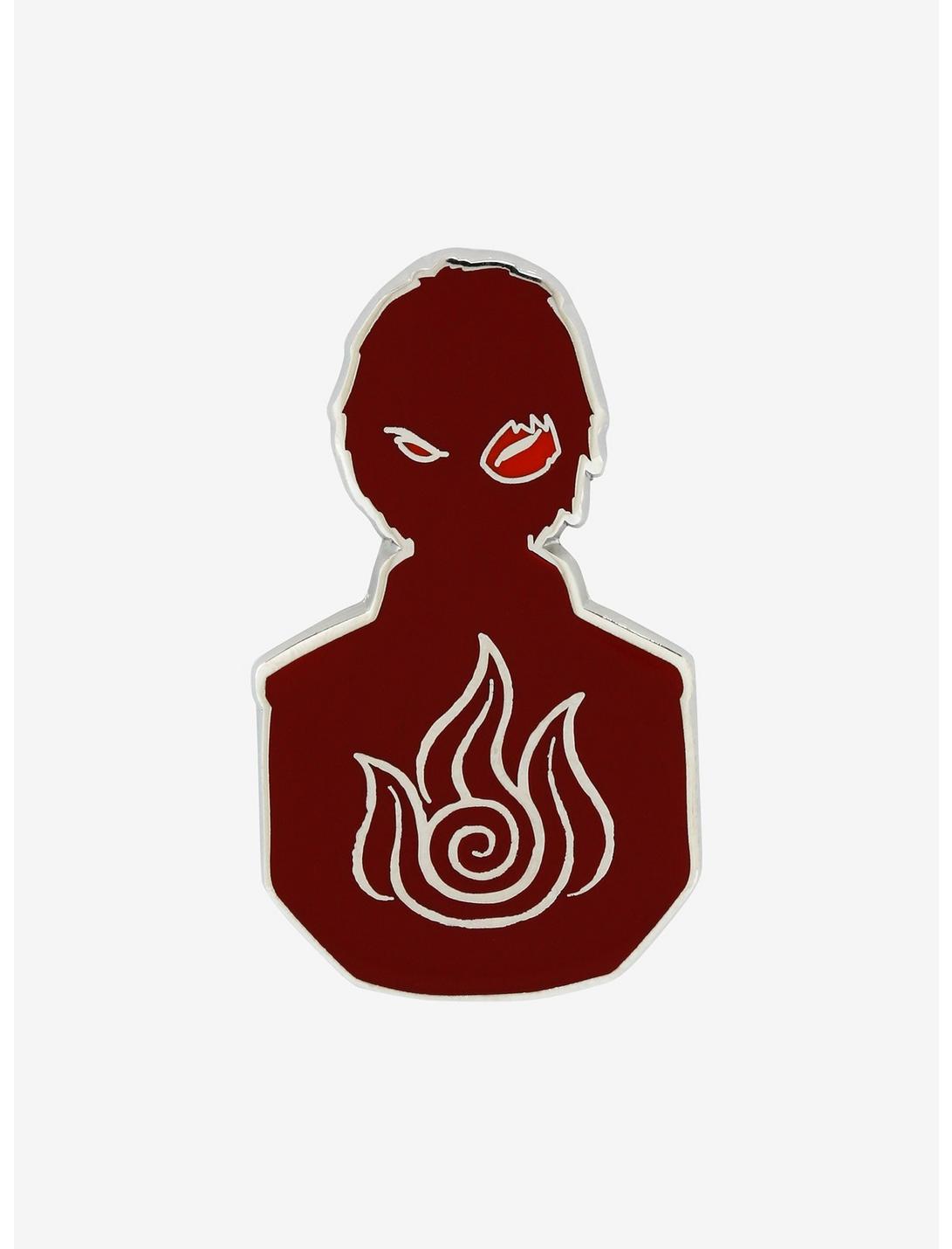 Avatar: The Last Airbender Zuko Fire Nation Symbol Enamel Pin - BoxLunch Exclusive, , hi-res