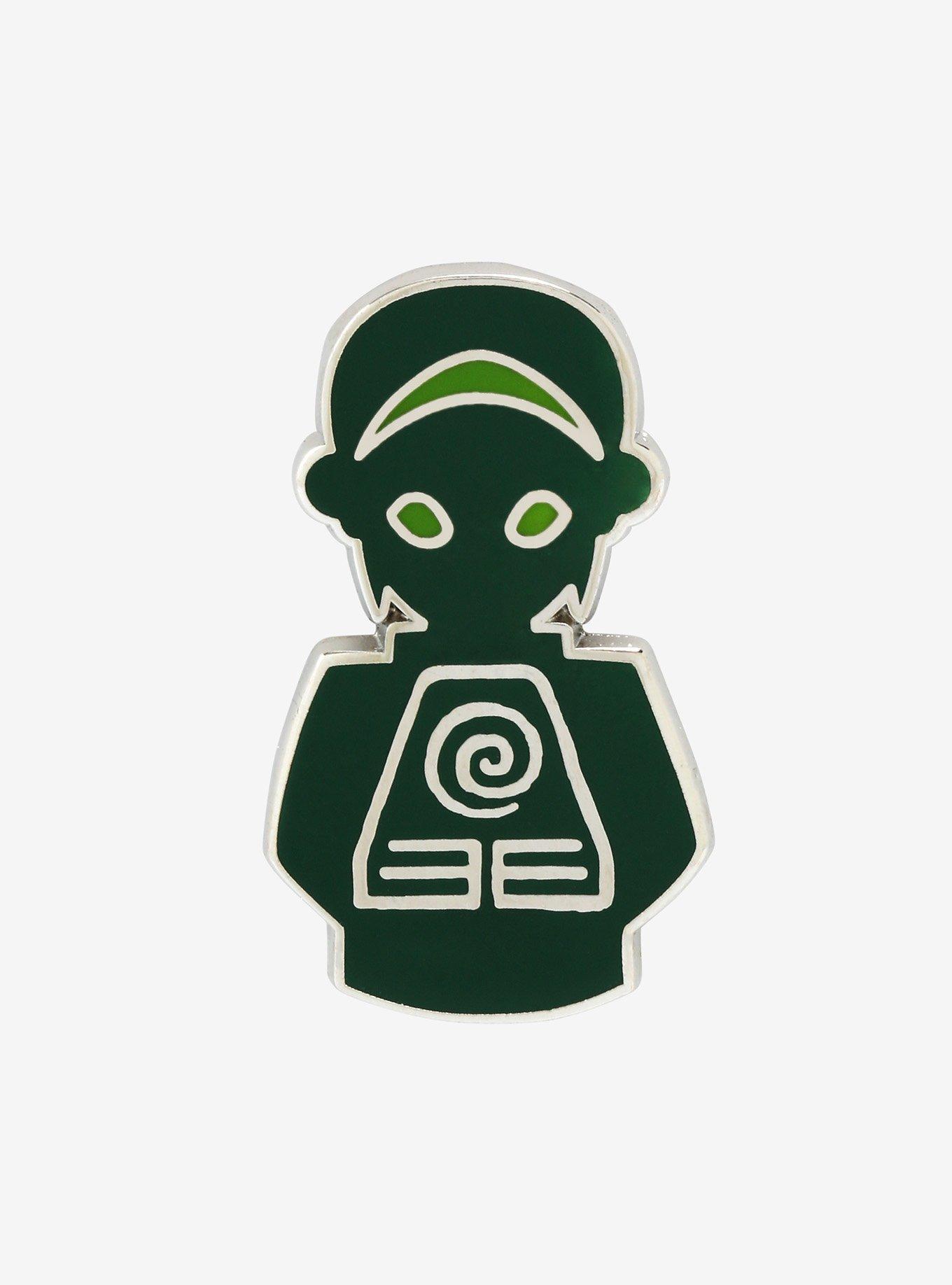 Avatar: The Last Airbender Toph Silhouette Enamel Pin - BoxLunch Exclusive, , hi-res