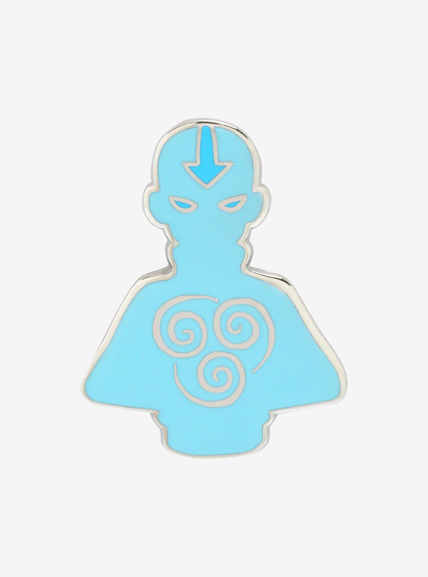 Avatar: The Last Airbender Aang Air Nomad Symbol Enamel Pin - BoxLunch Exclusive, , hi-res