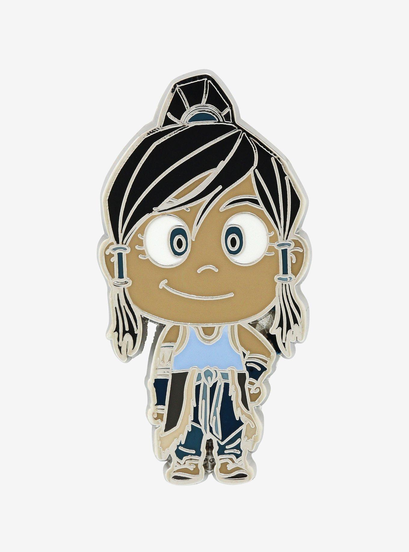 The Legend of Korra Chibi Enamel Pin - BoxLunch Exclusive, , hi-res