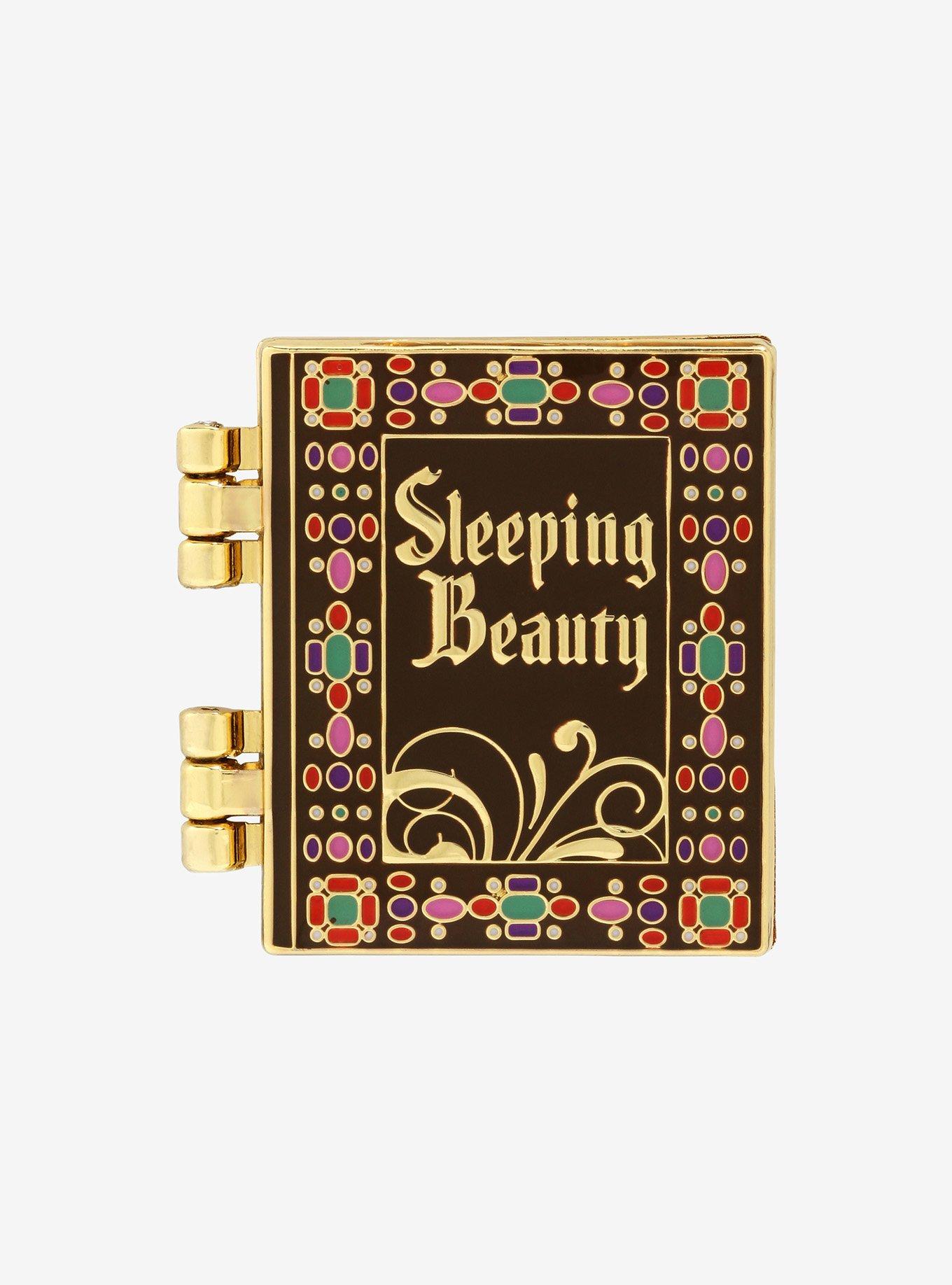 Loungefly Disney Princess Sleeping Beauty Book Hinged Enamel Pin - BoxLunch Exclusive, , hi-res