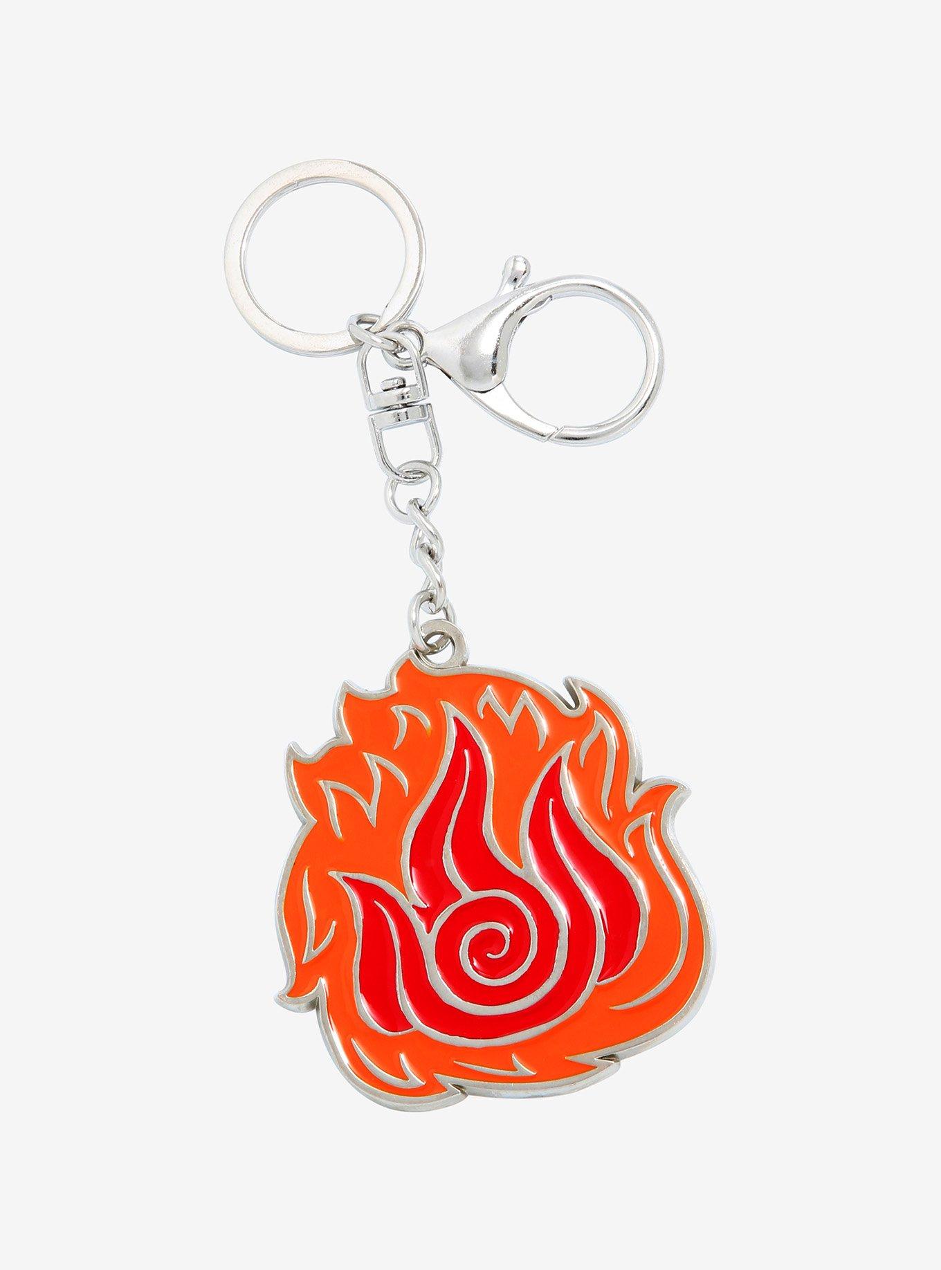 Avatar The Last Airbender Fire Nation Enamel Keychain Boxlunch Exclusive Boxlunch 