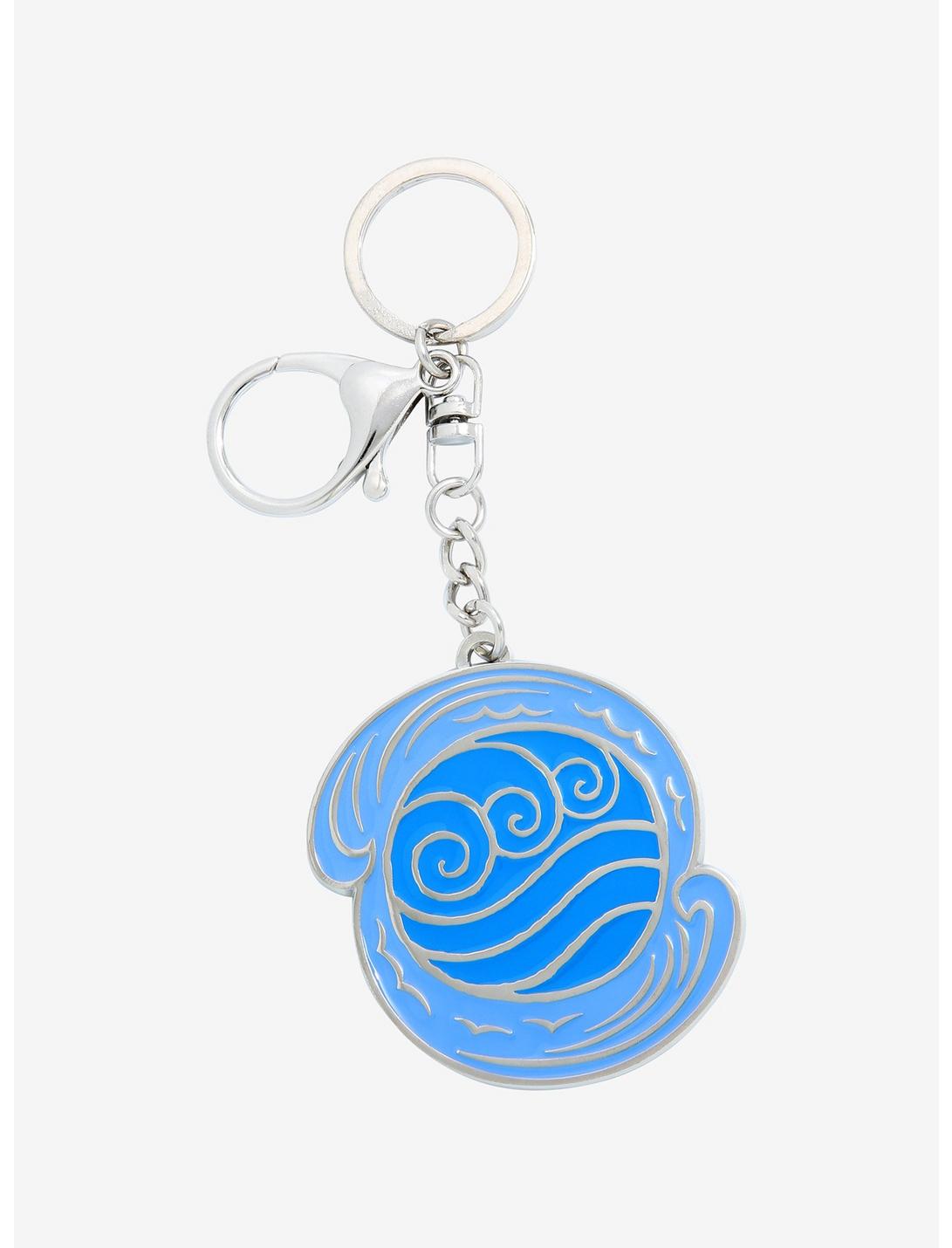 Avatar: The Last Airbender Water Tribe Enamel Keychain - BoxLunch Exclusive, , hi-res