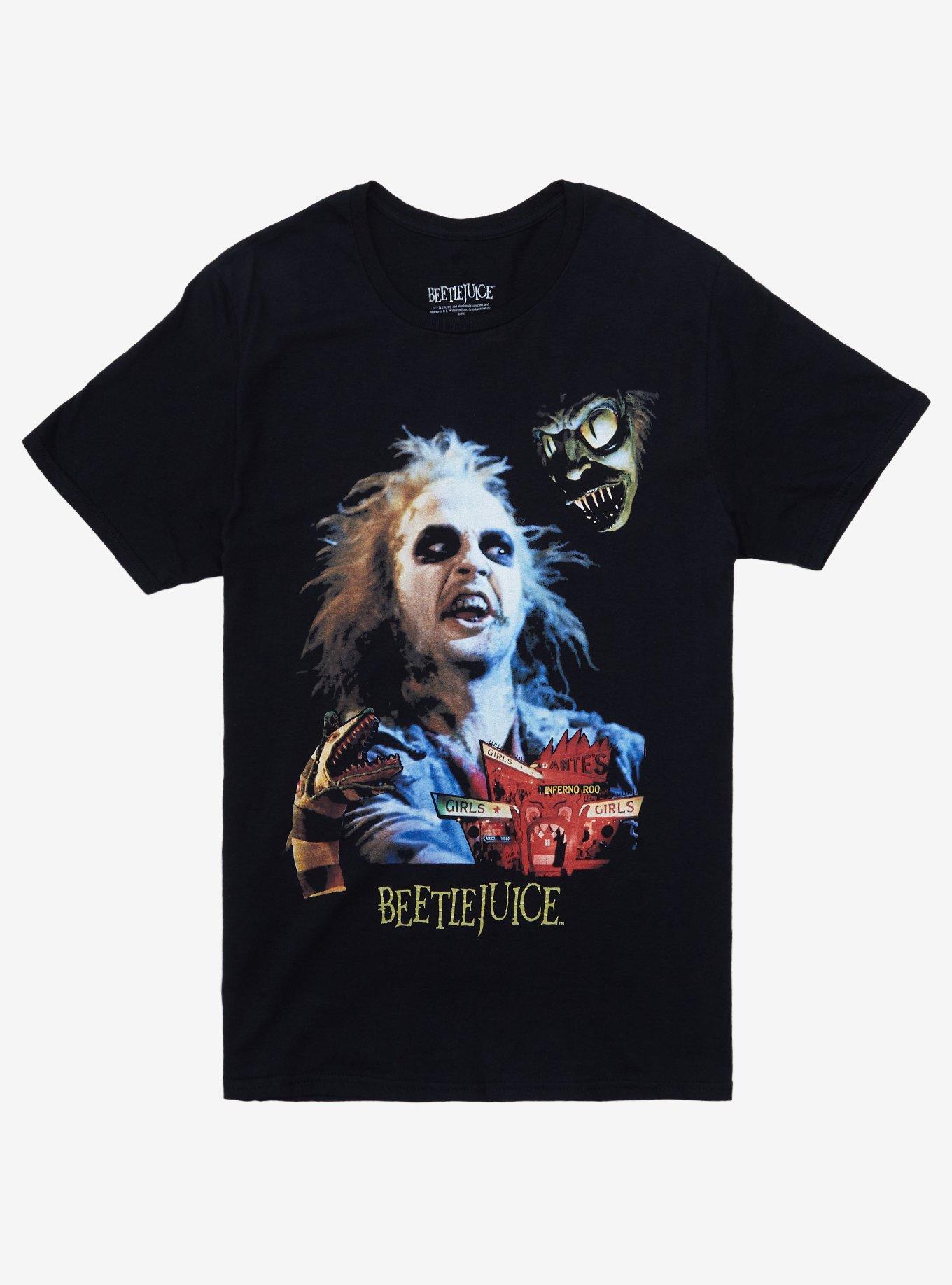 Beetlejuice Portrait Collage T-Shirt