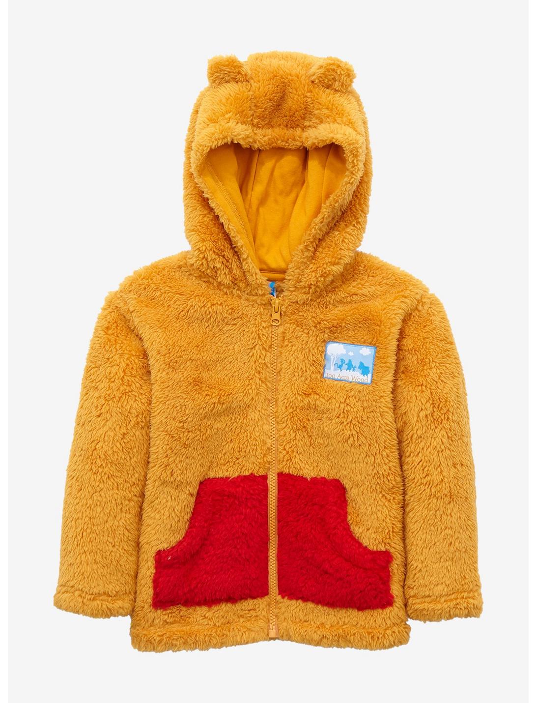 Disney Winnie the Pooh Ears Toddler Hoodie - BoxLunch Exclusive, YELLOW, hi-res