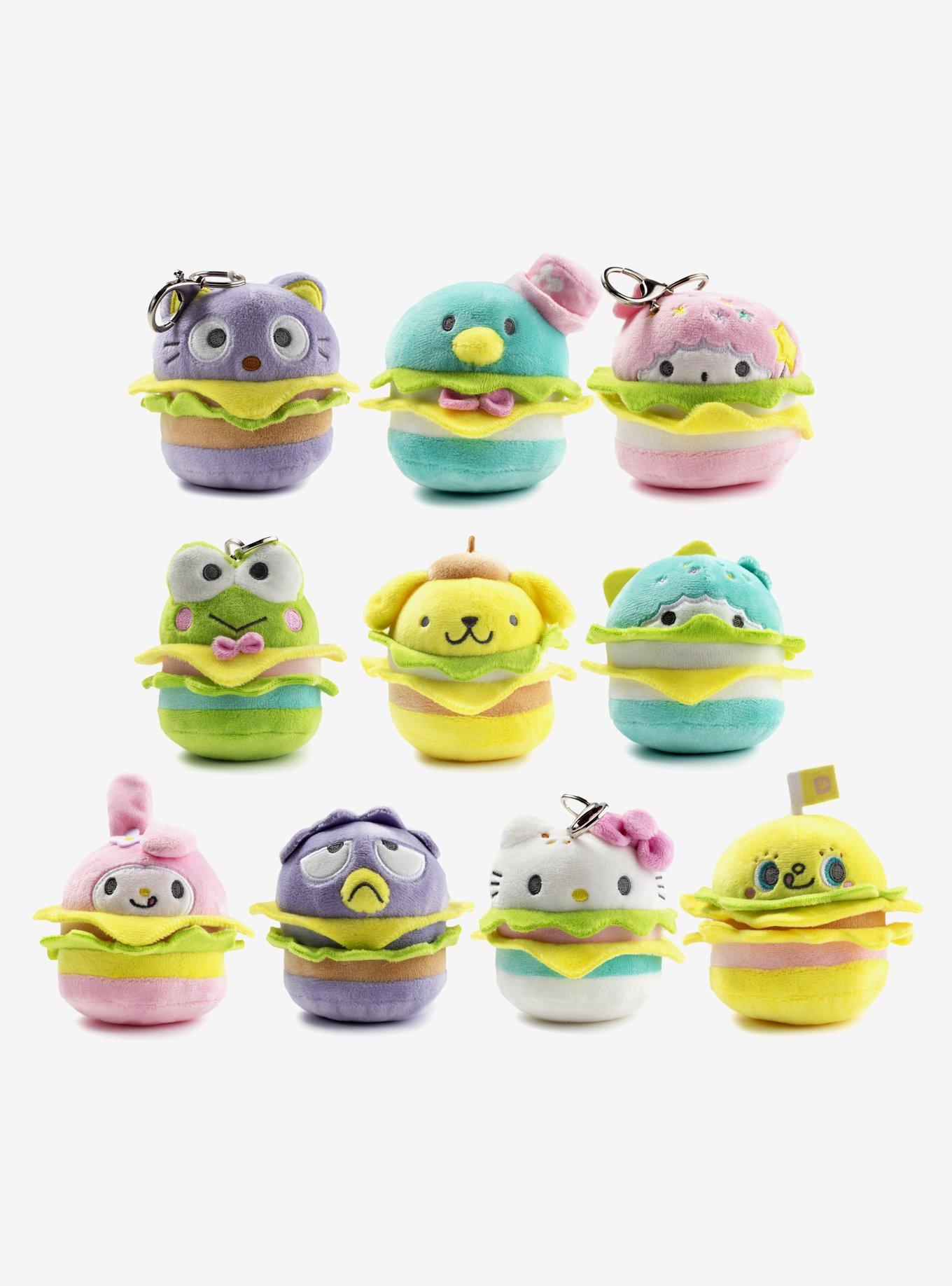 Kidrobot X Sanrio Character Burger Blind Box Plush Key Chain, , hi-res