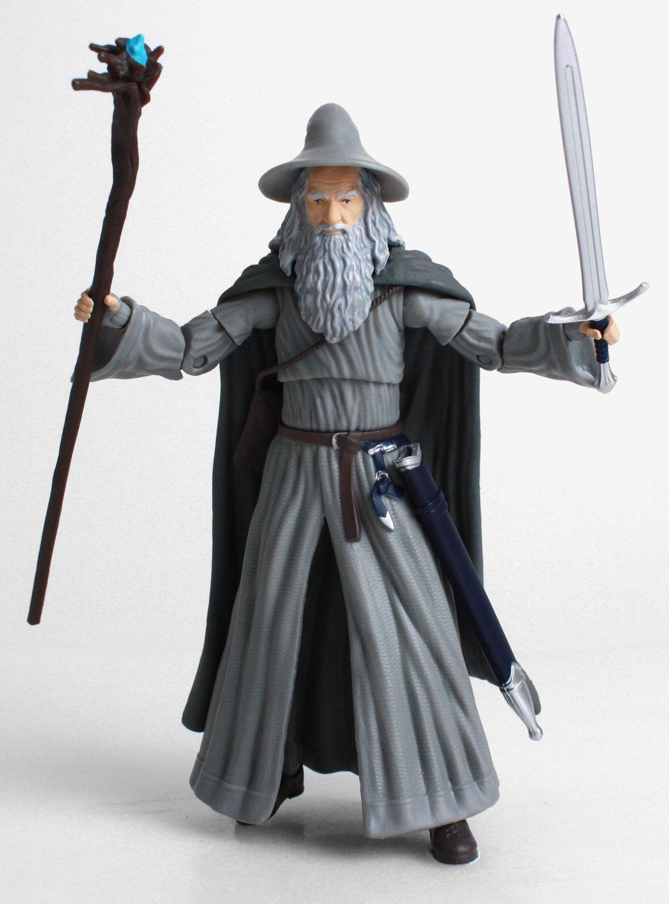 The Loyal Subjects BST AXN The Lord Of The Rings Gandalf Action Figure, , hi-res