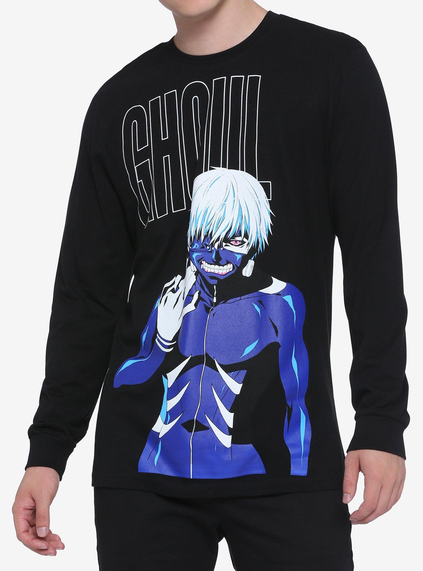 Tokyo Ghoul Ken Kaneki Ghoul Long-Sleeve T-Shirt, BLACK, hi-res