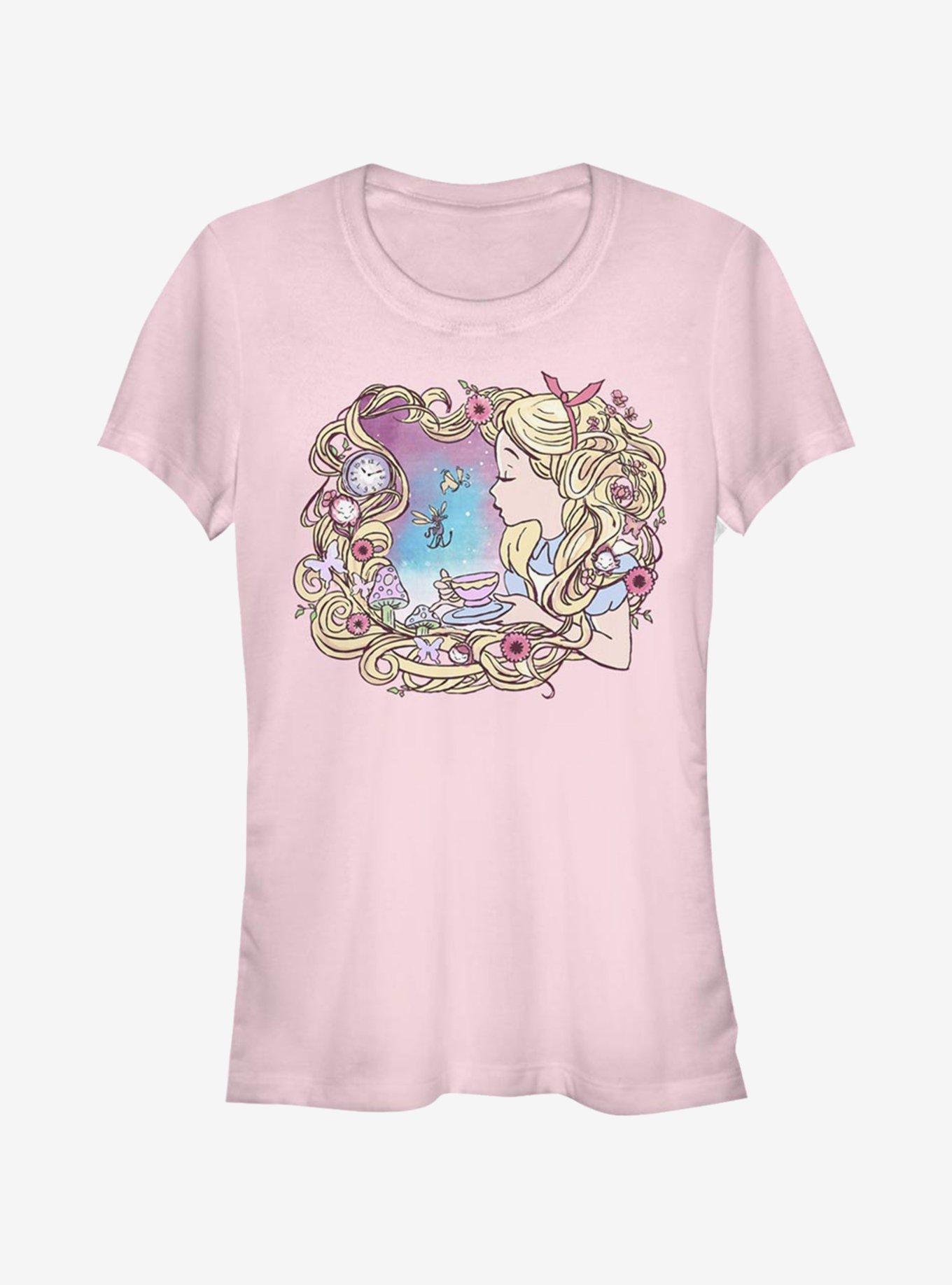 Disney Alice In Wonderland Alice Dream Girls T-Shirt, LIGHT PINK, hi-res