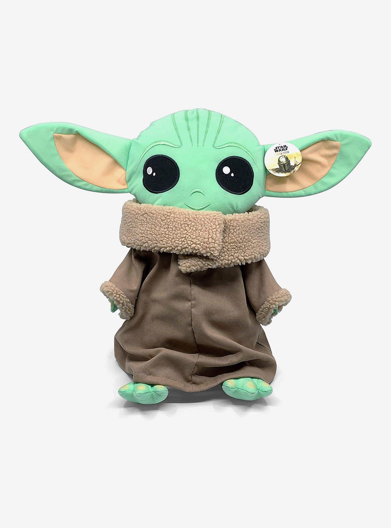 Disney Parks Star Wars The Mandalorian The Child Baby Yoda Shoulder Plush  Magnet