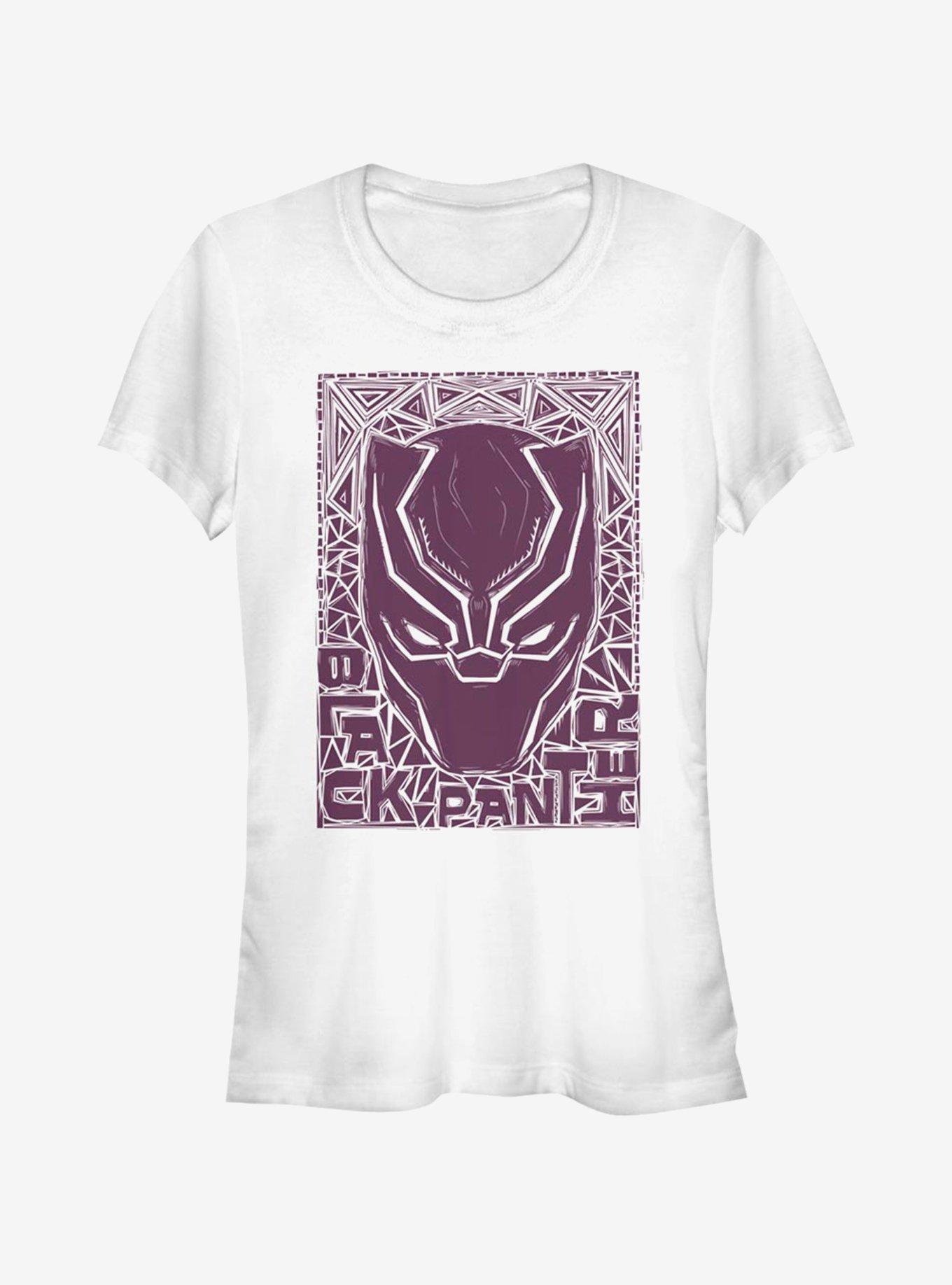 Marvel Black Panther Stencil Girls T-Shirt, , hi-res