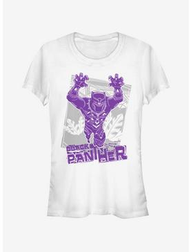 Marvel Black Panther Tropical Panther Girls T-Shirt, WHITE, hi-res