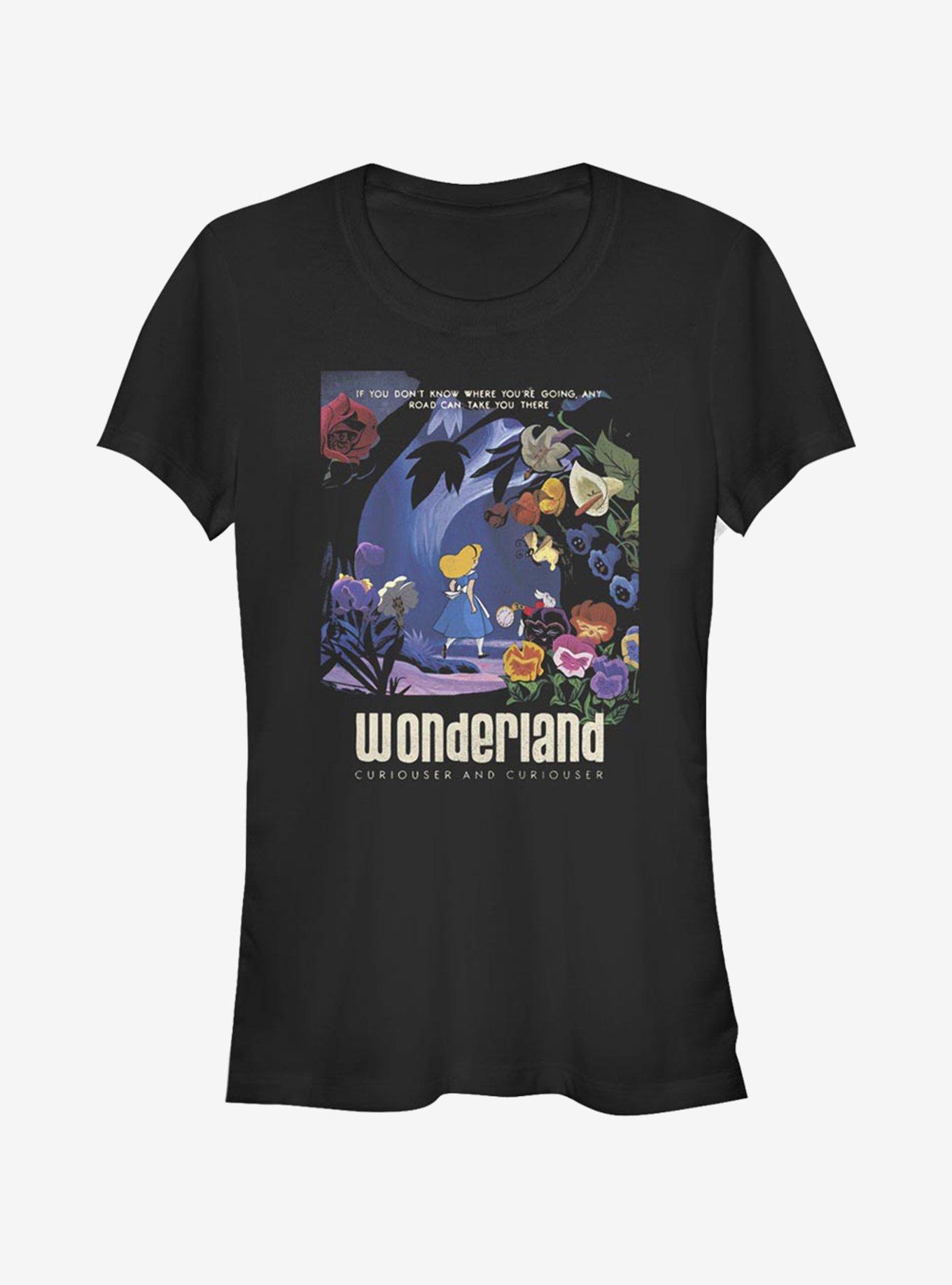 Disney Alice In Wonderland Curiouser Girls T-Shirt, , hi-res
