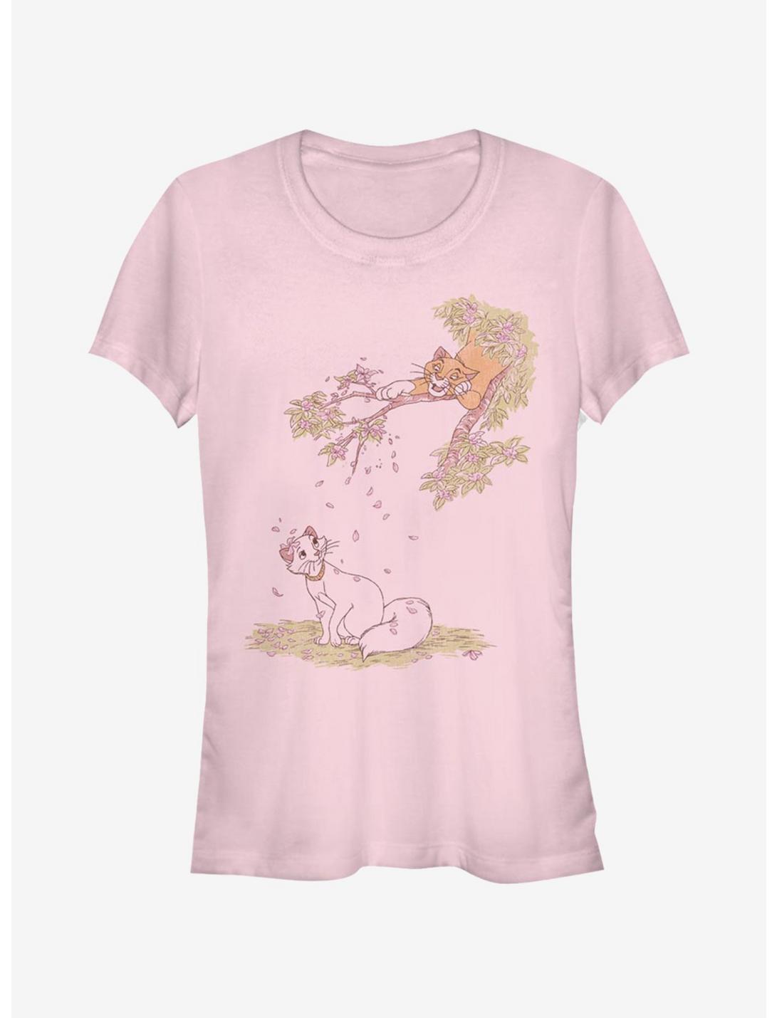 Disney The Aristocats Raining Petals Girls T-Shirt, LIGHT PINK, hi-res