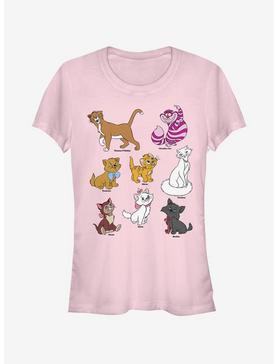 Disney Classic Disney Cats Grid Girls T-Shirt, , hi-res
