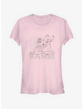 Disney Bambi Simple Flowers Girls T-Shirt, , hi-res
