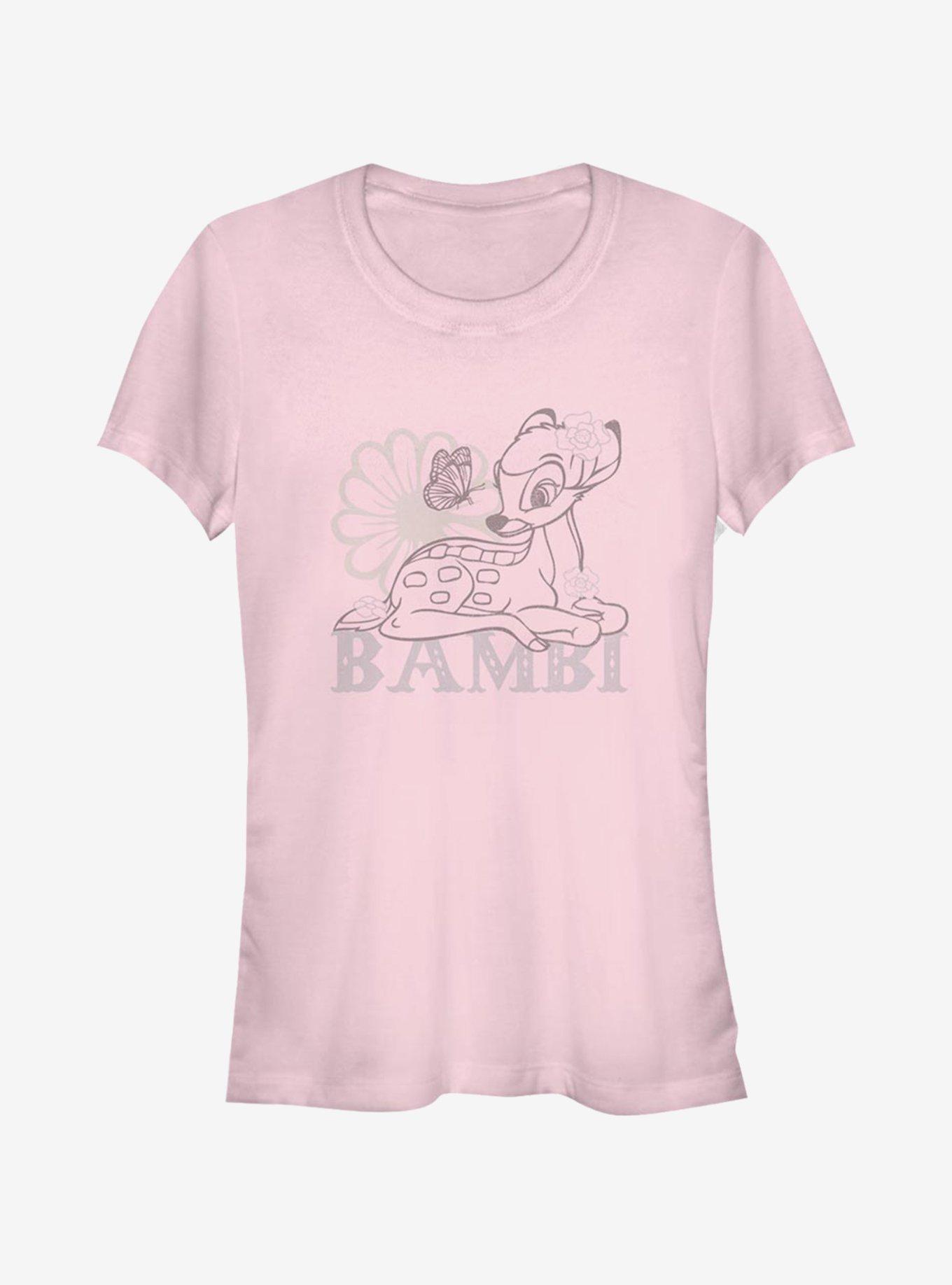 Disney Bambi Simple Flowers Girls T-Shirt, , hi-res