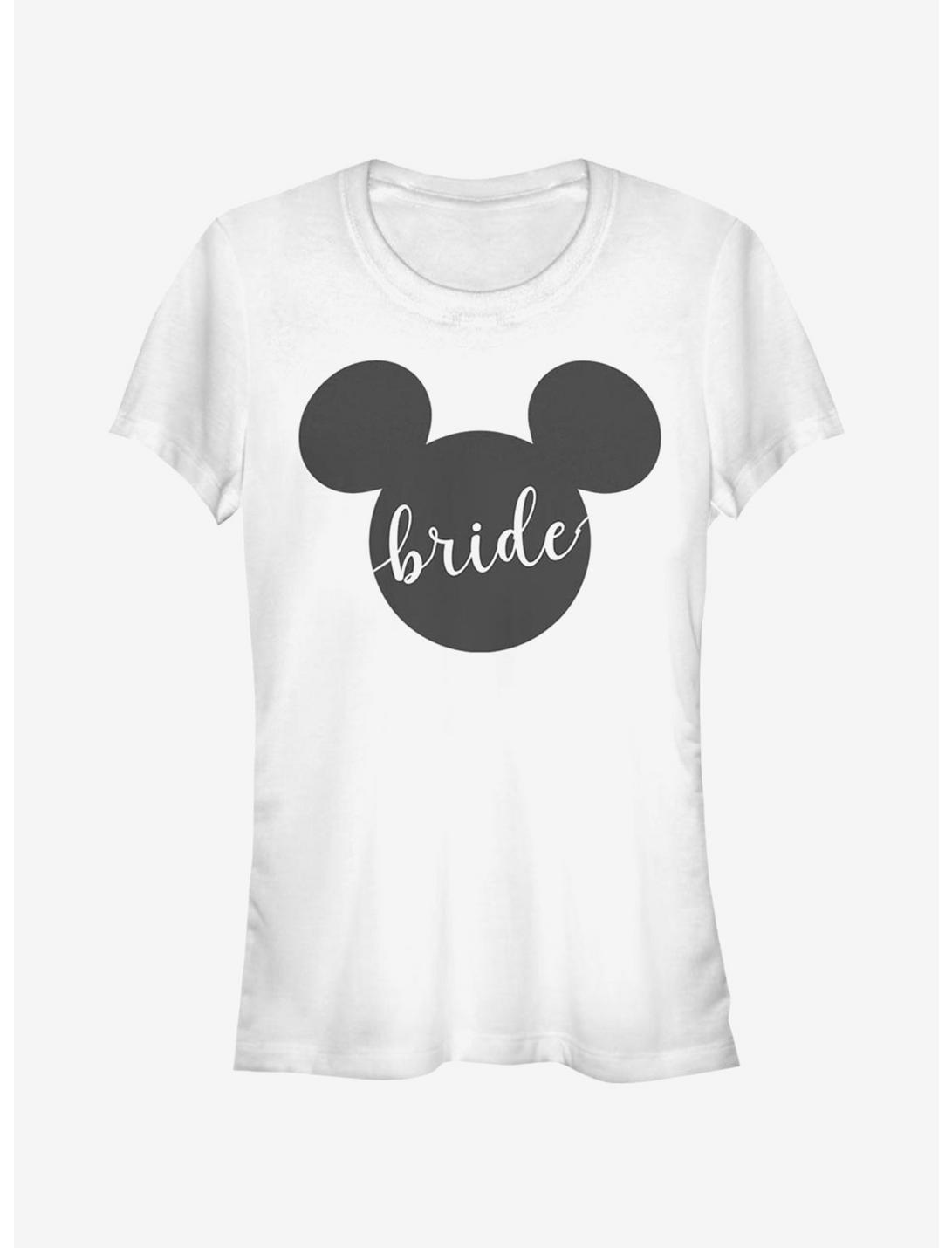Disney Mickey Mouse Bride Ears Girls T-Shirt, WHITE, hi-res