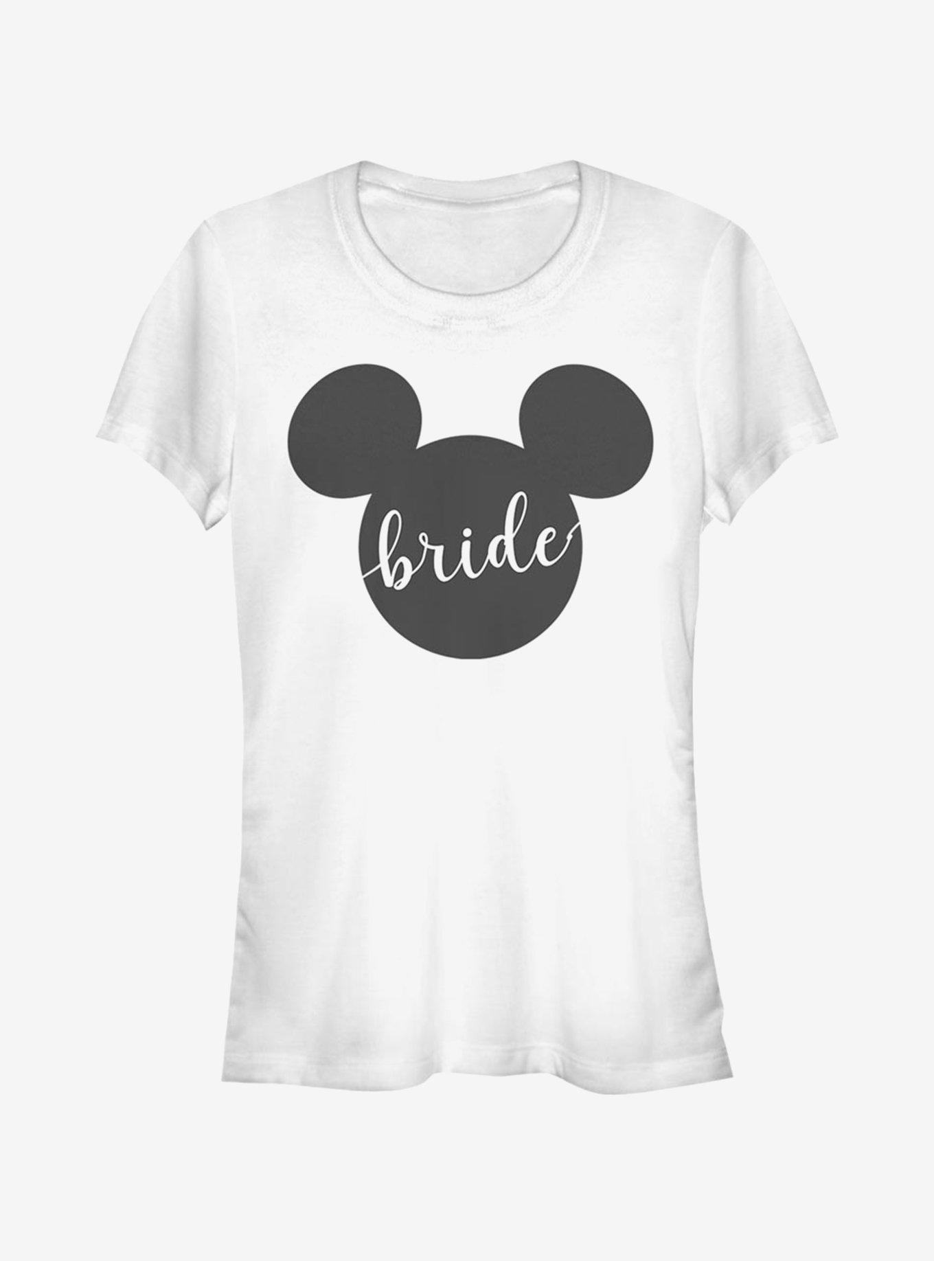 Disney Mickey Mouse Bride Ears Girls T-Shirt, WHITE, hi-res