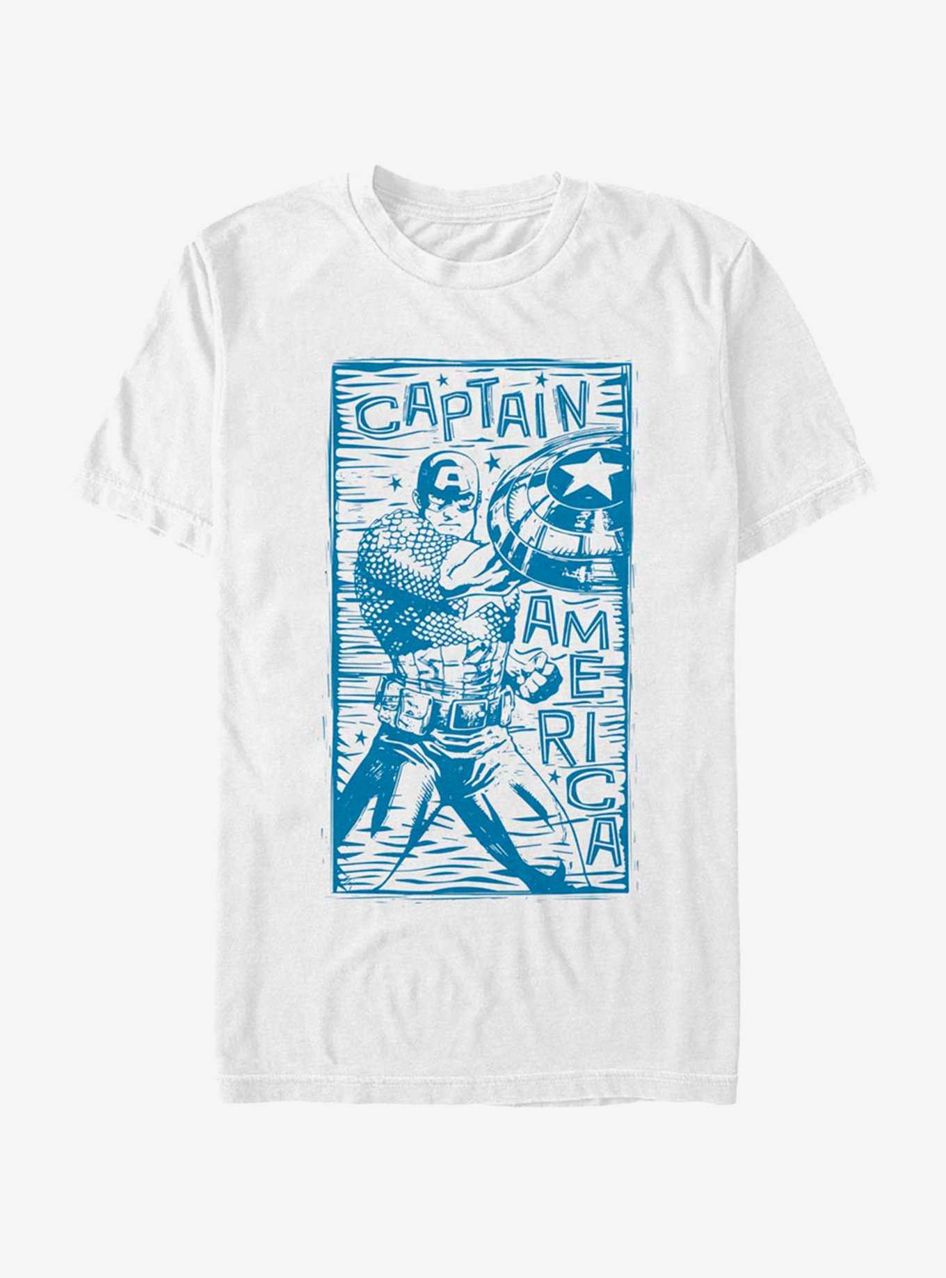Marvel Captain America Stencil T-Shirt, , hi-res