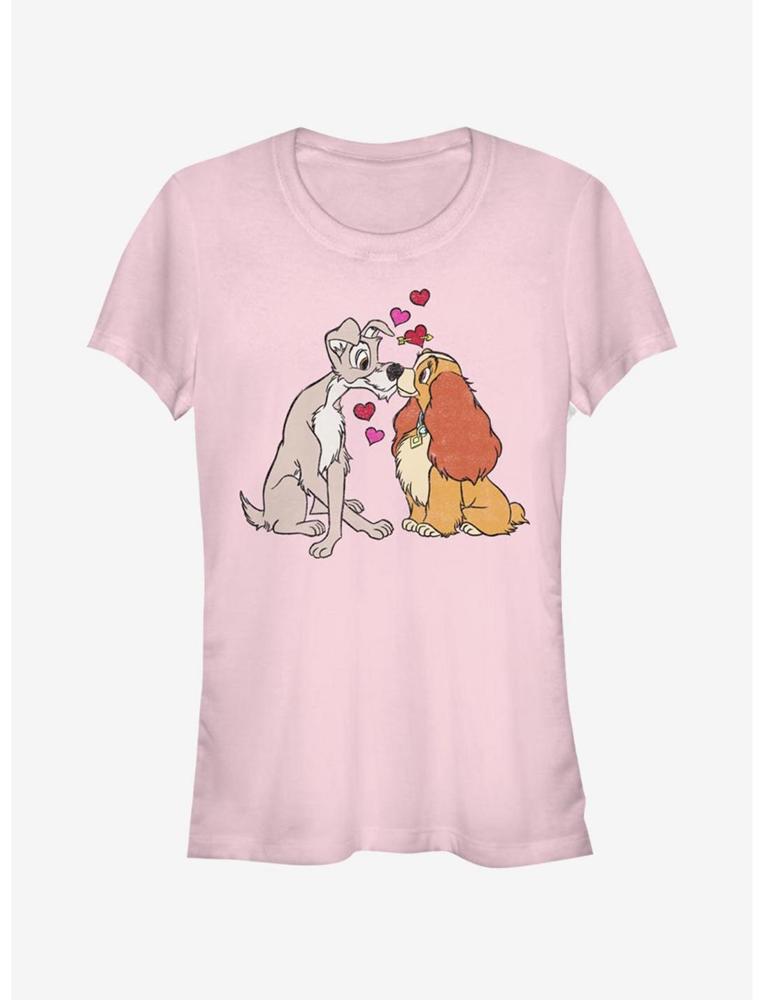 Disney Lady And The Tramp Puppy Love Girls T-Shirt, LIGHT PINK, hi-res