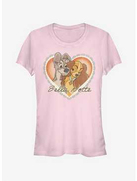 Disney Lady And The Tramp Vintage Valentine Girls T-Shirt, , hi-res
