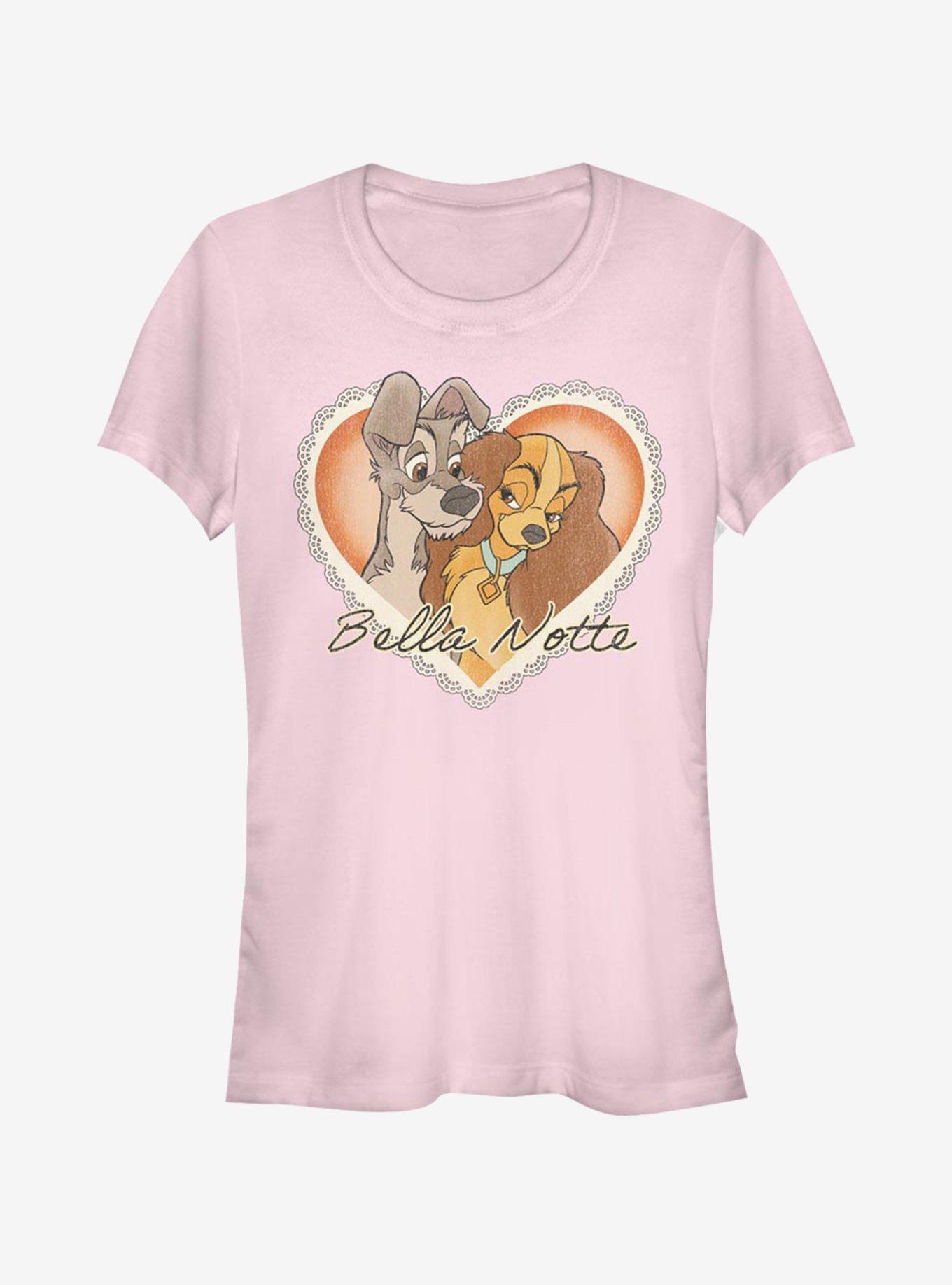 Disney Lady And The Tramp Vintage Valentine Girls T-Shirt, , hi-res