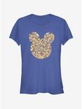 Disney Mickey Mouse Floral Mickey Head Girls T-Shirt, , hi-res