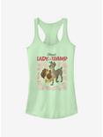 Disney Lady And The Tramp Vintage Cover Girls Tank, MINT, hi-res