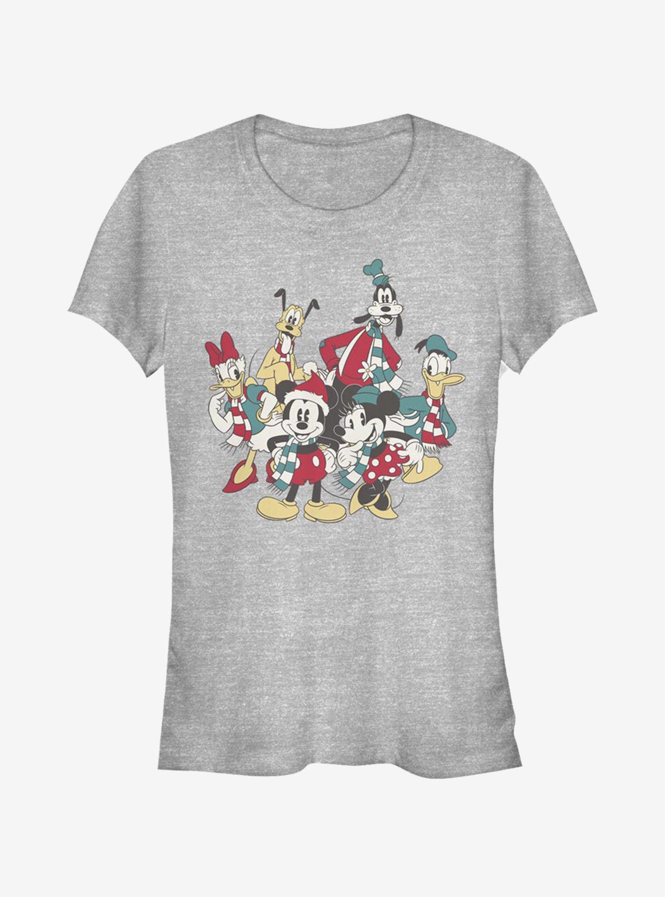 Disney Mickey Mouse Holiday Group Girls T-Shirt, ATH HTR, hi-res