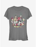 Disney Mickey Mouse Holiday Group Girls T-Shirt, CHARCOAL, hi-res