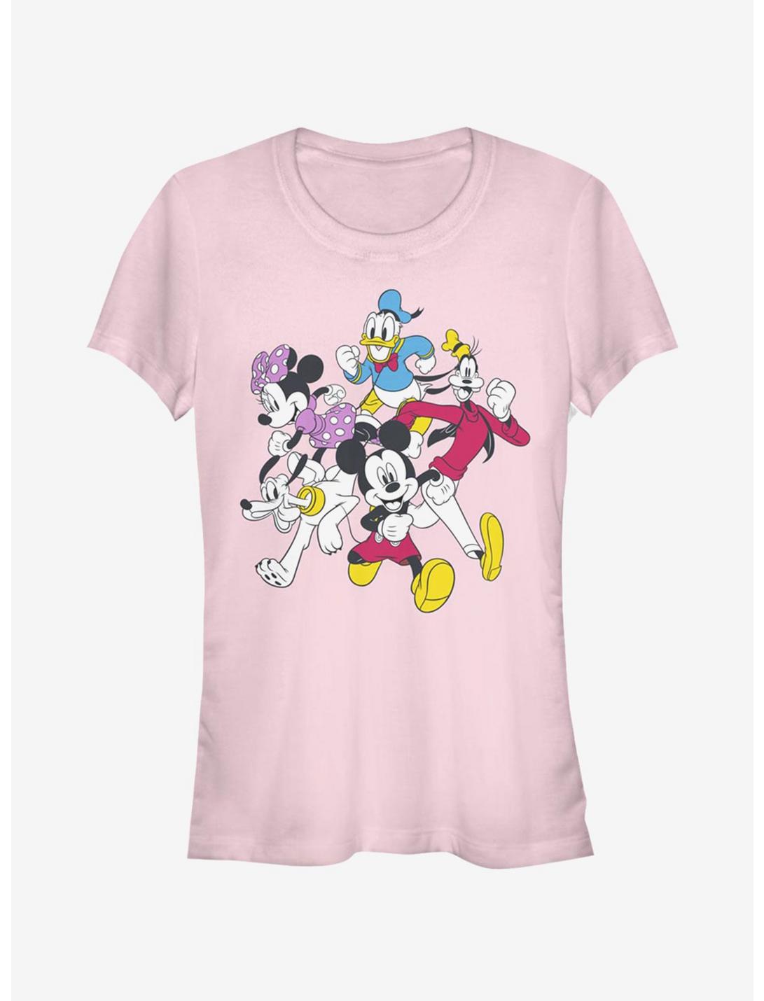 Disney Mickey Mouse & Friends Run Girls T-Shirt, LIGHT PINK, hi-res
