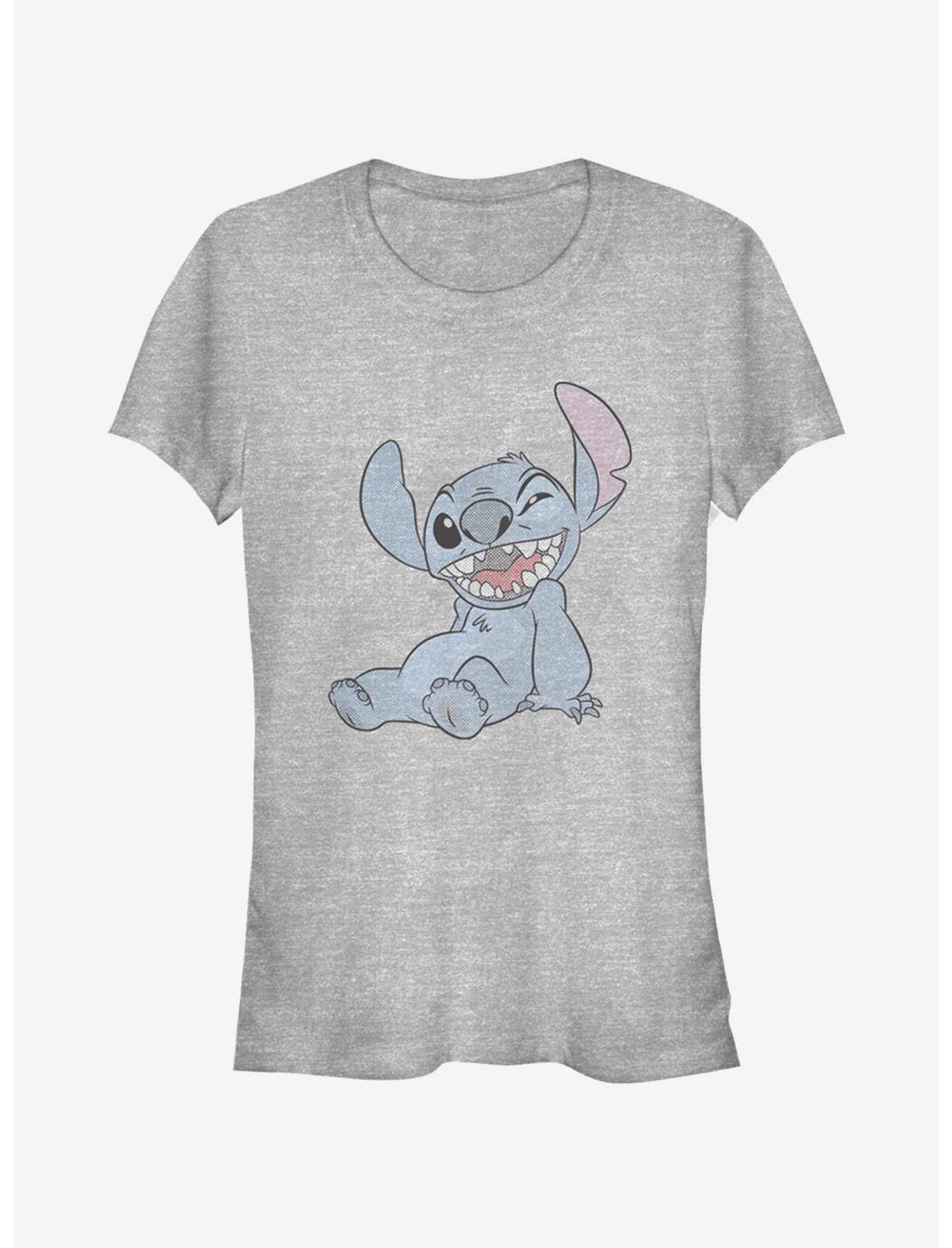 Disney Lilo & Stitch Half Tone Stitch Girls T-Shirt, ATH HTR, hi-res
