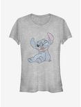 Disney Lilo & Stitch Half Tone Stitch Girls T-Shirt, ATH HTR, hi-res
