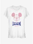 Disney Mickey Mouse Mickey Icon Girls T-Shirt, WHITE, hi-res