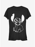 Disney Lilo & Stitch Negative Stitch Girls T-Shirt, BLACK, hi-res