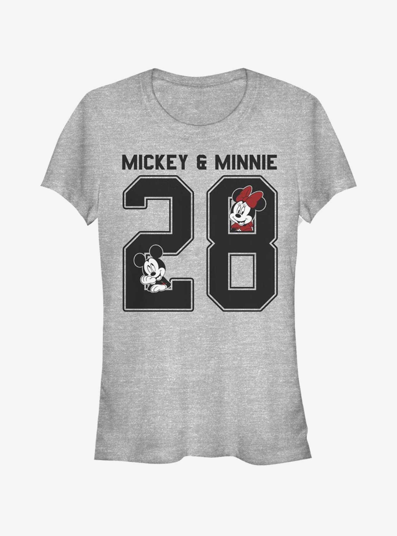 Disney Mickey Mouse Mickey Minnie Collegiate Girls T-Shirt, , hi-res