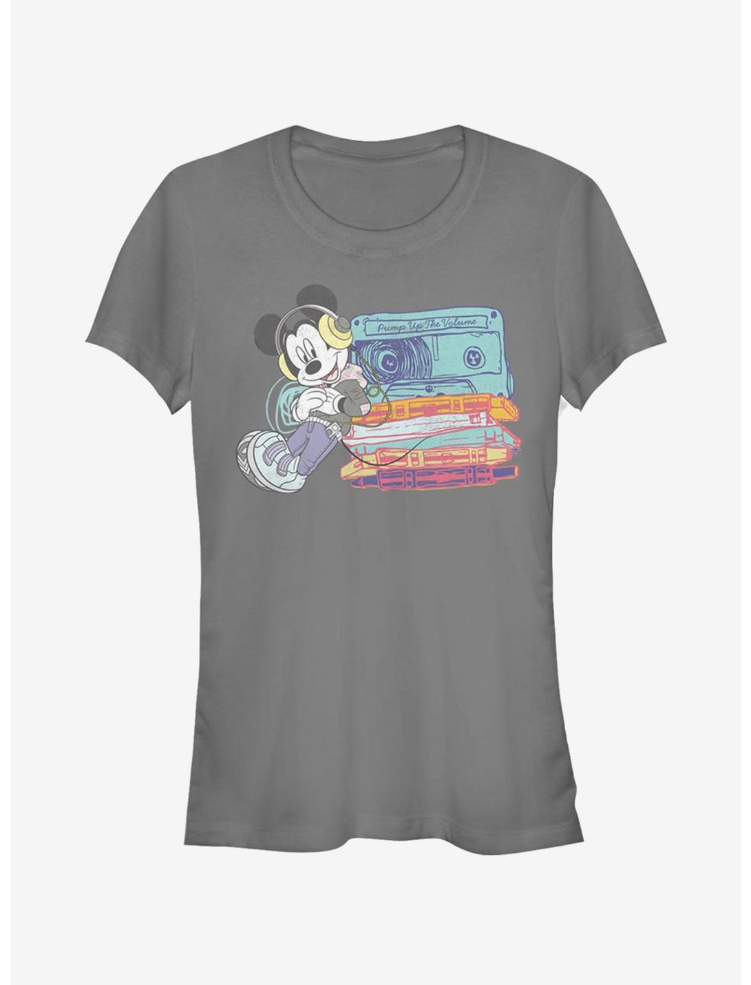 Disney Mickey Mouse Mickey Tapes Girls T-Shirt, CHARCOAL, hi-res
