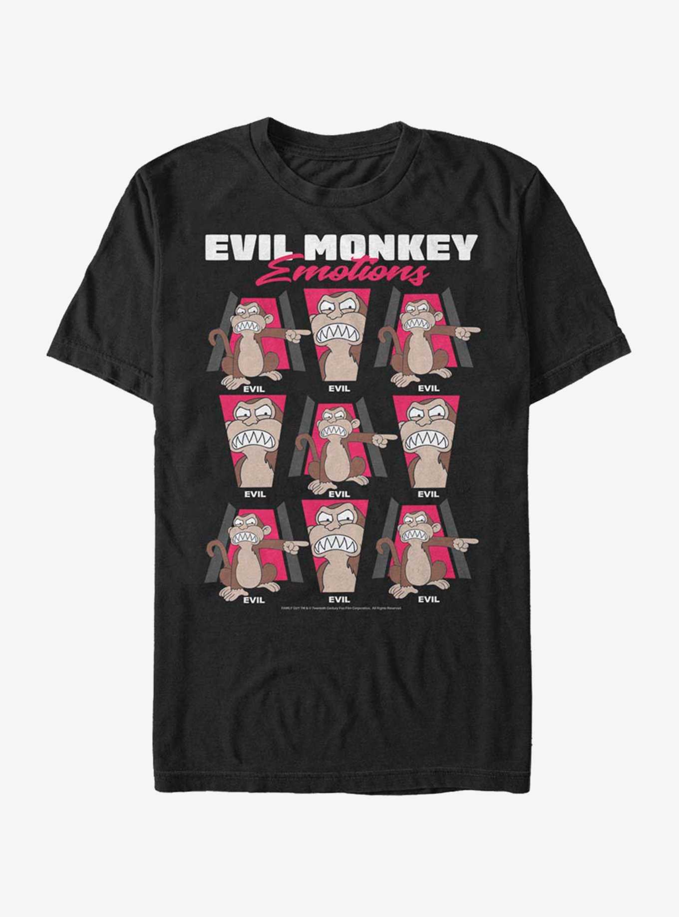 Family Guy Evil Monkey Emote T-Shirt, , hi-res