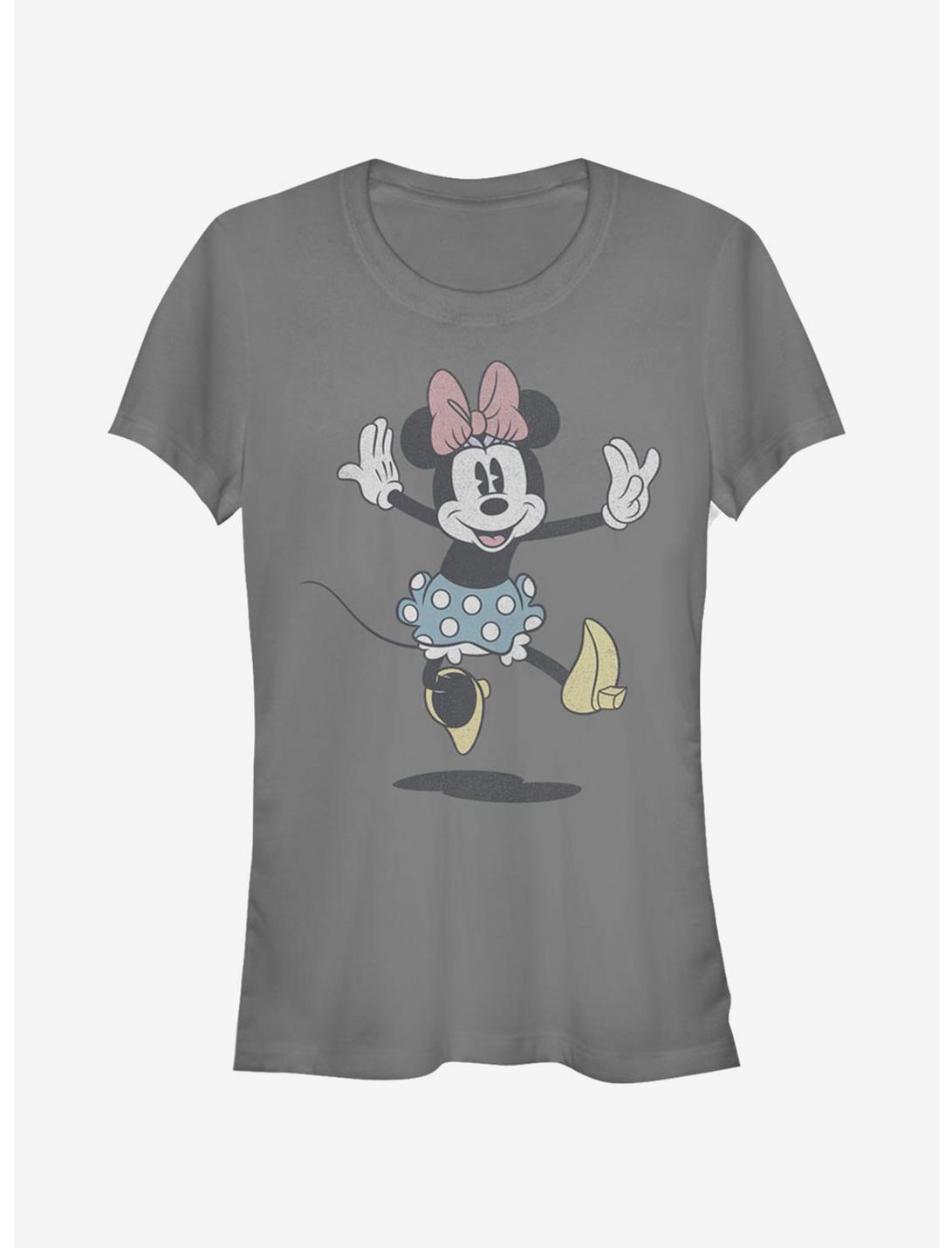 Disney Mickey Mouse Minnie Jump Girls T-Shirt, CHARCOAL, hi-res