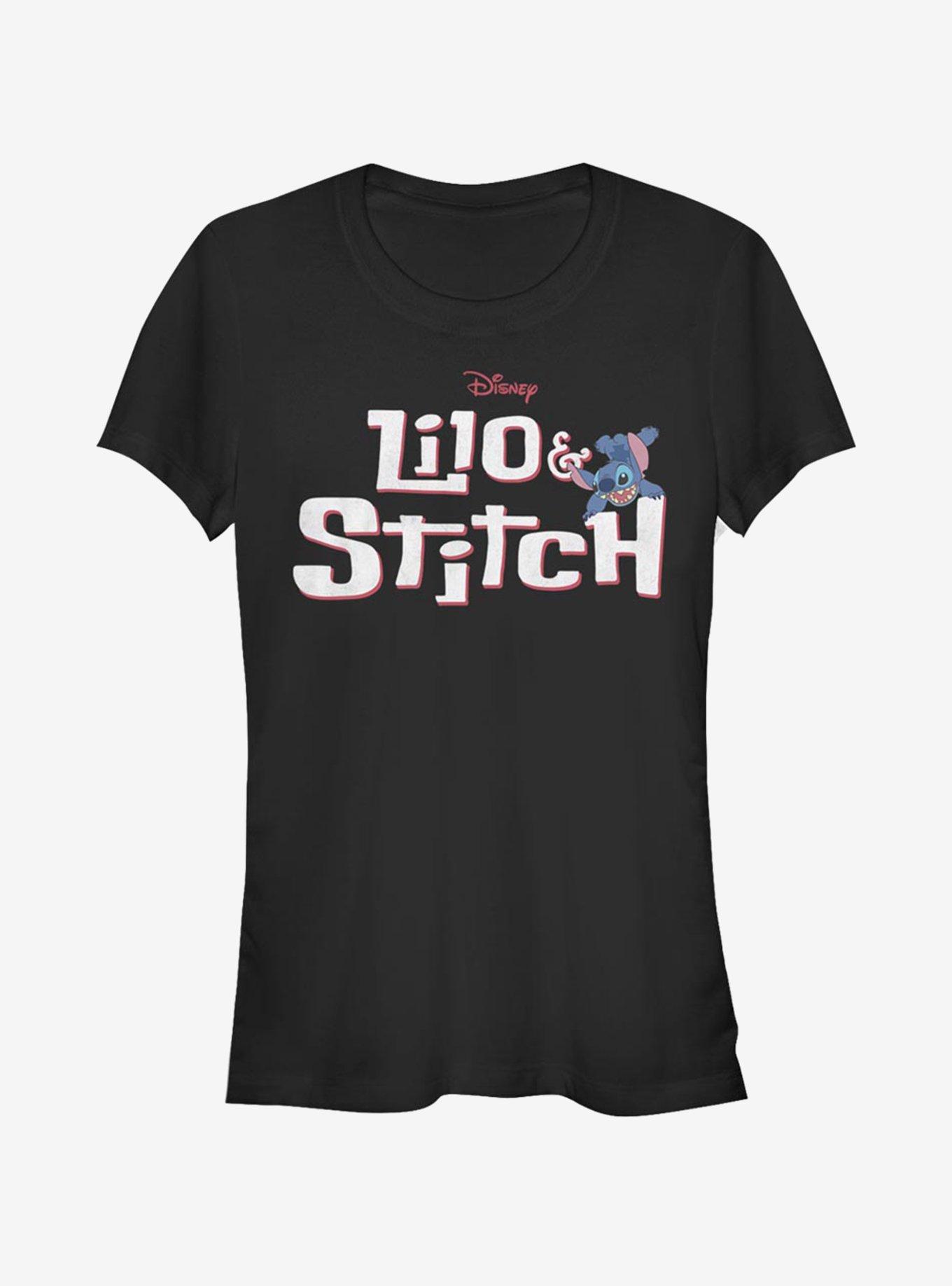 Disney Lilo & Stitch Stitch With Logo Girls T-Shirt