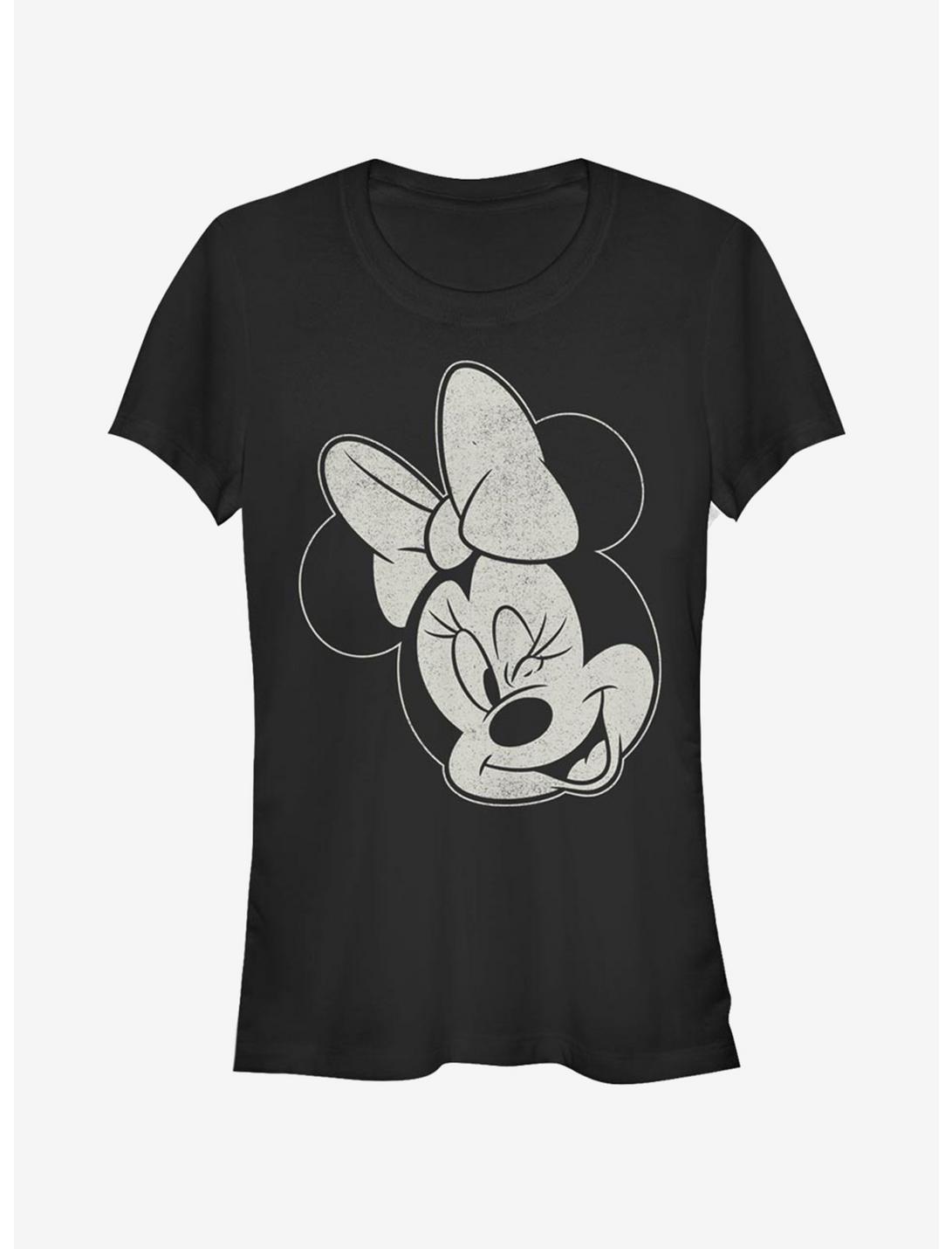 Disney Mickey Mouse Minnie Wink Girls T-Shirt, BLACK, hi-res